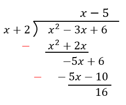 divisão de polinômios exemplo 3