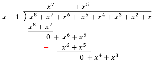 divisão de polinômios exemplo 5