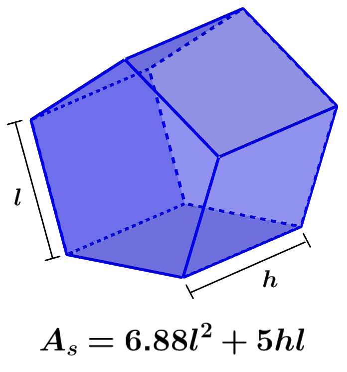 Área do Prisma Pentagonal – Fórmulas e Exercícios