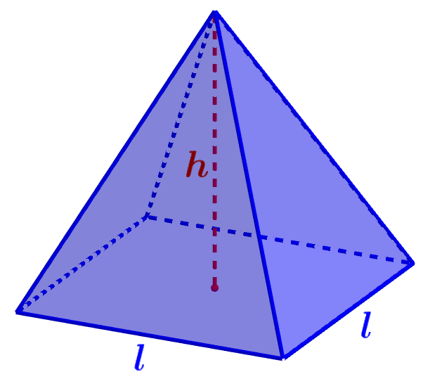 dimensões-da-pirâmide-quadrada