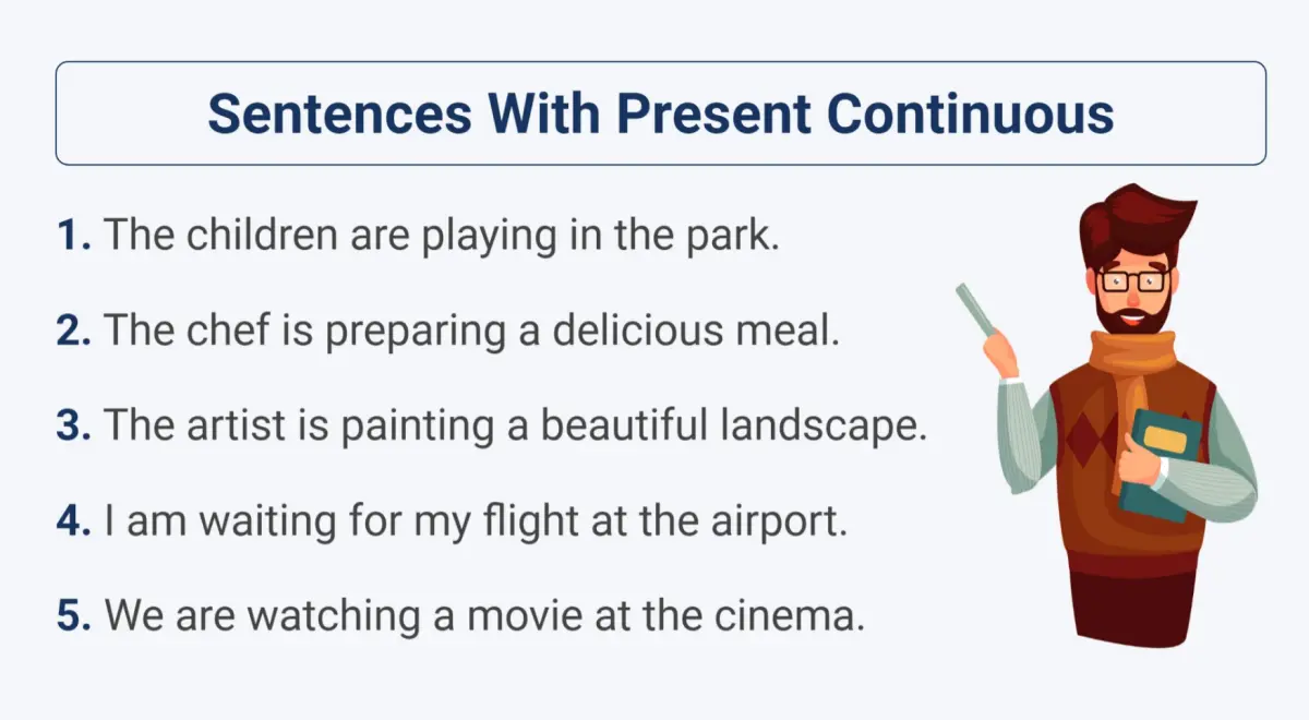 50 Frases no presente contínuo em inglês – com pronúncia