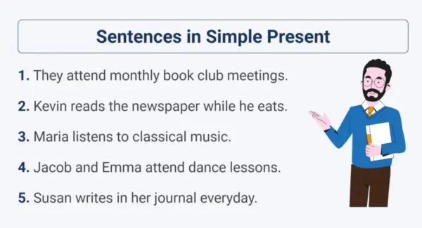 Frases no presente simples em inglês